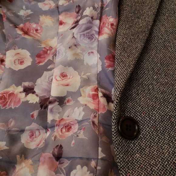 Gray wool blend blazer - Picture 3 of 6